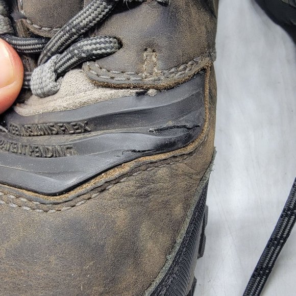 Keen Ridge Flex Mens Size 11 Brown Mid Height Waterproof Hiking Boots 1024911 - Picture 13 of 16